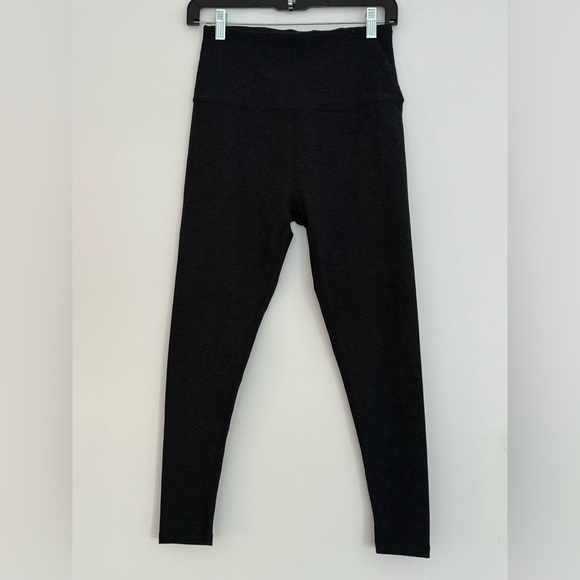 Beyond Yoga Spacedye Leggings Darkest Night Black Activewear Workout Pilate $108 - Picture 5 of 8